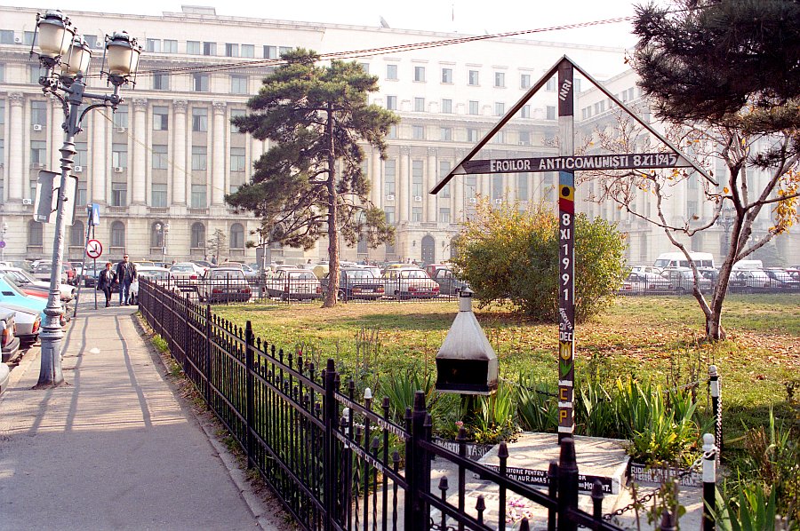 For memorial to the victims of the revolution in december 1989, Bucharest / Romania