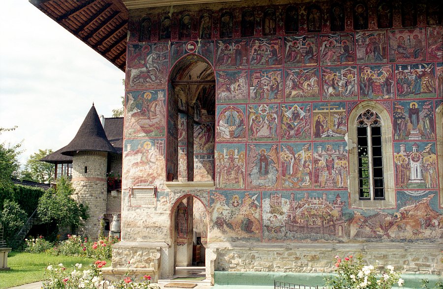 Klosterkirche Moldovita, Bukowina / Rumänien