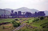 Eine marode Industrieanlage in Rumänien